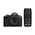 Canon EOS R50 with RF-S 18-45mm and RF 75-300mm Twin Lens Kit