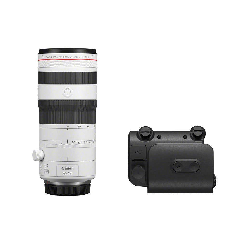 Canon RF 70-200mm f/2.8L IS Z Lens White with Power Zoom Adapter PZ-E2B