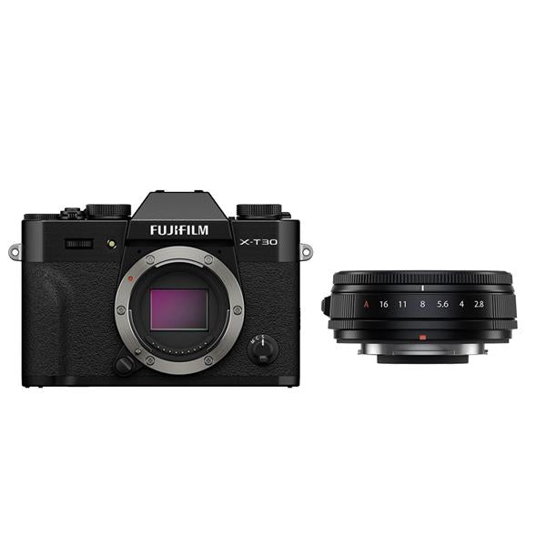 Fujifilm X-T30 III with XF 23mm f/2.8 R WR Lens Kit Black