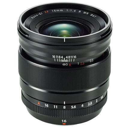 Fujifilm XF 16mm f1.4 R WR Super Wide Angle Prime Lens