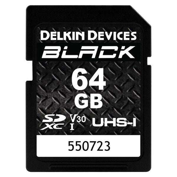 Delkin Black 64GB UHS-I Rugged SD Card