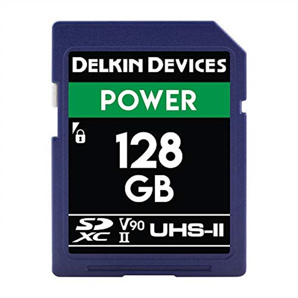 Delkin 128GB Power SD Card V90