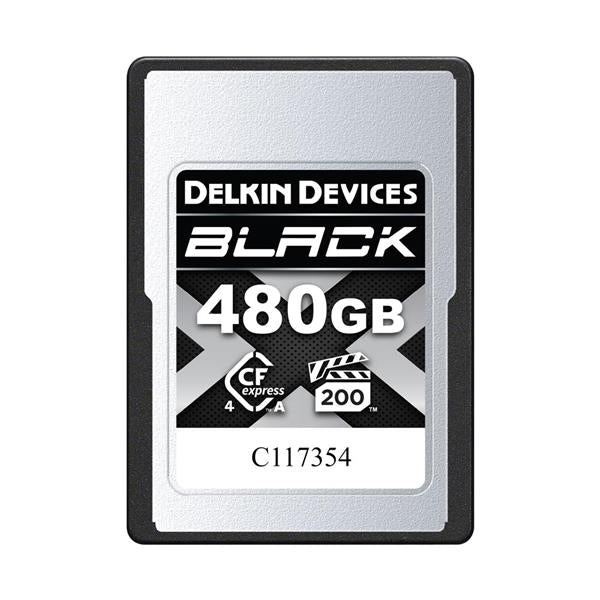 Delkin Black 480GB CFexpress Type A 4.0 VPG200 Card
