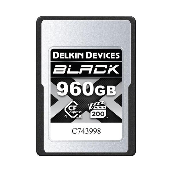 Delkin Black 960GB CFexpress Type A 4.0 VPG200 Card
