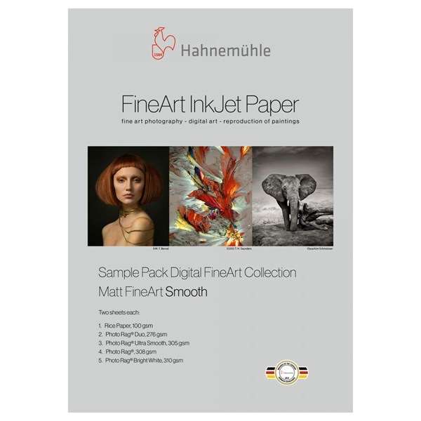 Hahnemuehle Sample Pack Matt FineArt Smooth A3+