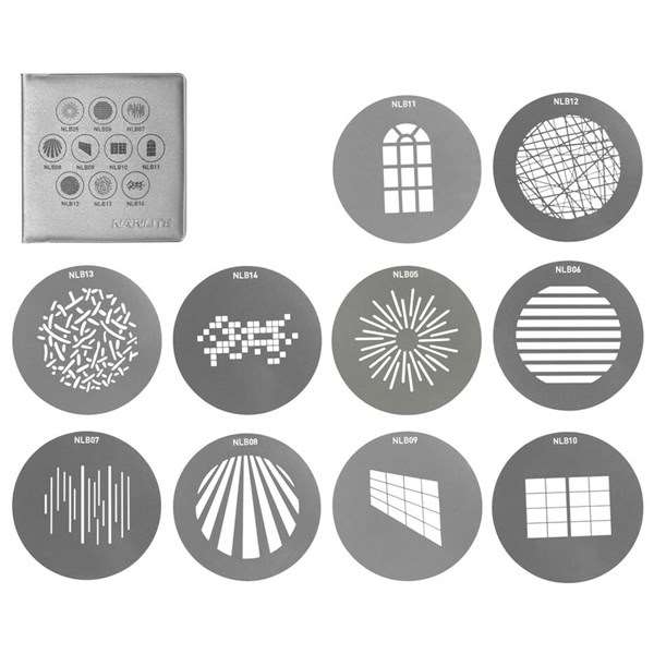 Nanlite Bowens Projection Attachment GOBO Size B Set 1