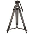Kenro Twin Tube Aluminium Video Tripod Kit with VH01B Fluid Head