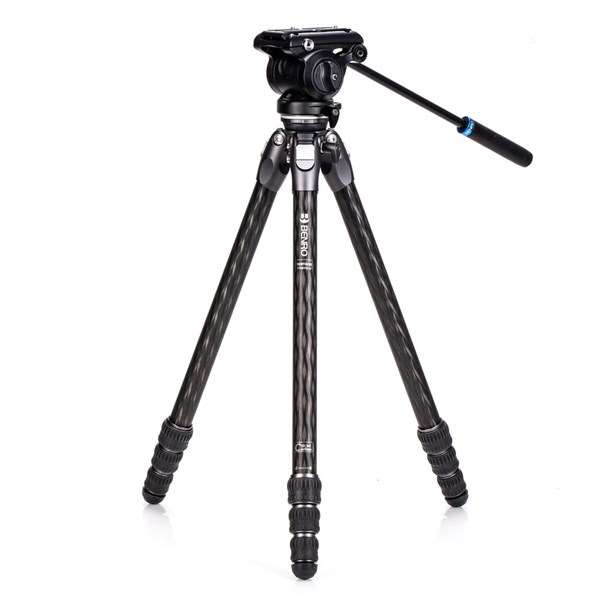 Benro Tortoise 24CLV Carbon Fibre Tripod With S4PRO Video Head Kit