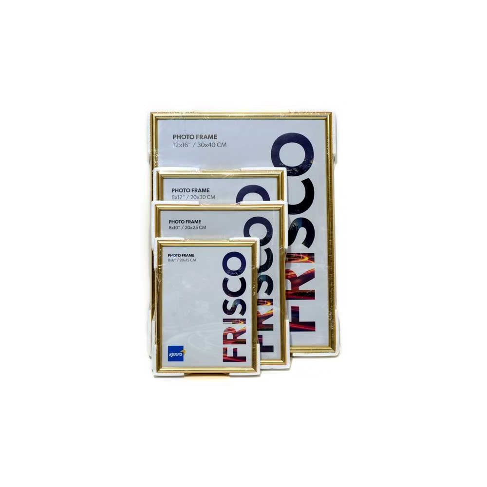 Kenro 10 x 8" (25 x 20cm) Frisco Photo Frame - Gold