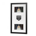 Kenro Senator Black Triple Frame with mat for 3 7x5