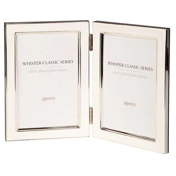 Kenro Whisper Classic Twin 7x5 Portrait Frame with White Inlay