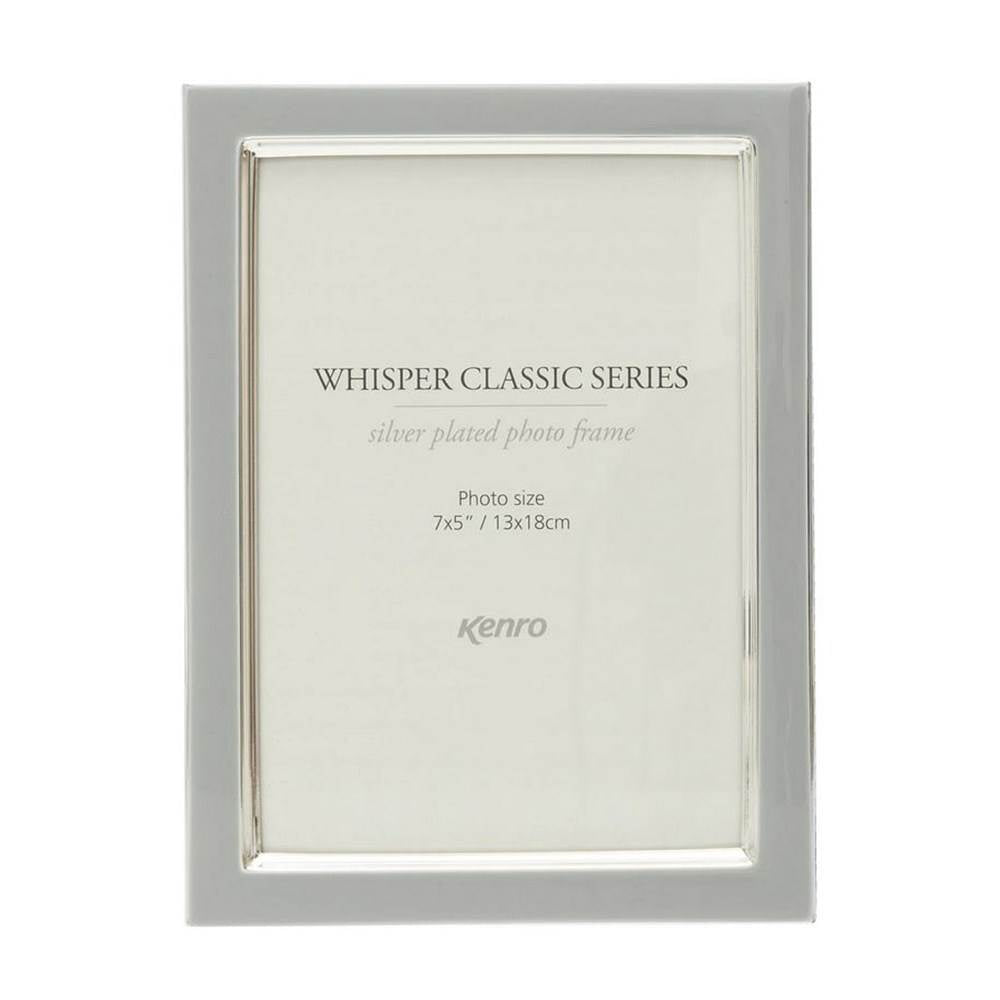 Kenro Whisper Classic Series 6x4" Photo Frame - Grey Inlay