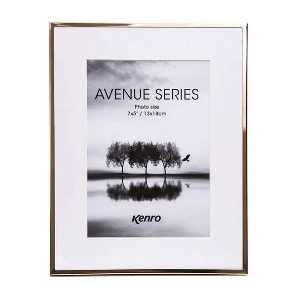 Kenro Avenue Frame 9x7 Mat 7x5 Rose Gold