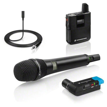 Sennheiser AVX-Combo SET Wireless Lavalier and Handheld Microphone Kit