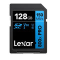 Lexar SDXC 800x 128GB PRO Blue Series UHS-1 V30 Read 150MB/s