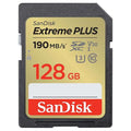 SanDisk 128GB Extreme PLUS 190MB/s UHS-I SDXC Memory Card