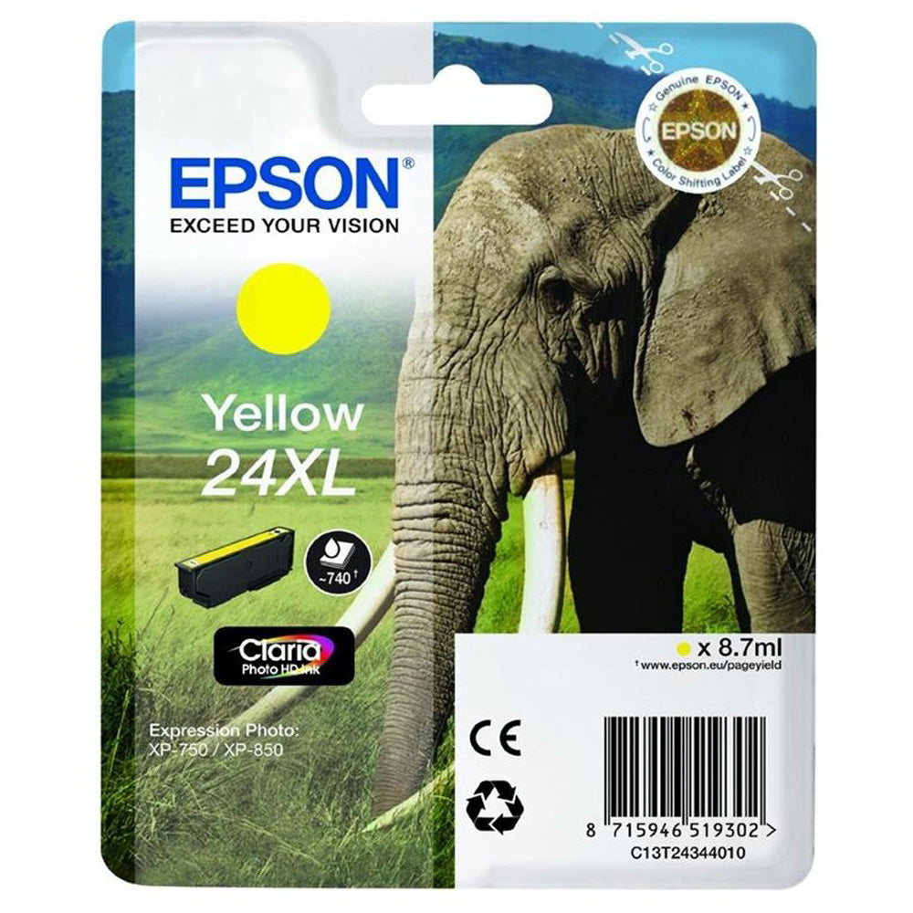 Epson Elephant 24XL Yellow T2434