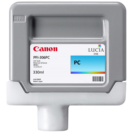 Canon PFI-306PC Photo Cyan Pigment Ink Tank Cartridge - 330ml