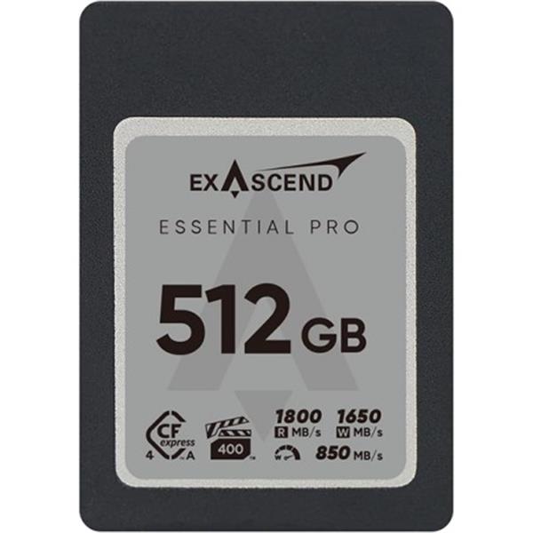 Exascend Essential Pro 512GB CFexpress 4.0 Type-A Memory Card