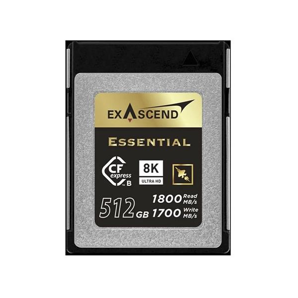 Exascend Essential 512GB CFexpress Type-B W1700MB/s Memory Card