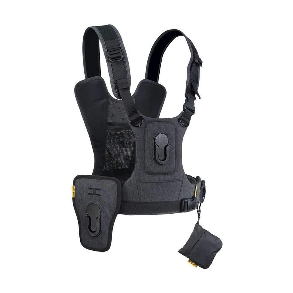Cotton Carrier G3 2 Camera Harness Grey