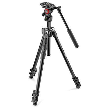 Manfrotto MK290LTA3-V 290 Light Aluminium Tripod and Befree Live Fluid Head Kit