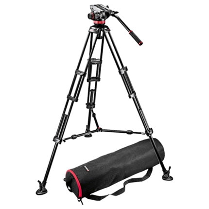 Manfrotto 546B Aluminium Twin Leg Tripod and 502 Fluid Head Kit