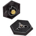 Manfrotto 030-14 Hexagonal Adapter Plate with 1/4'' Screw