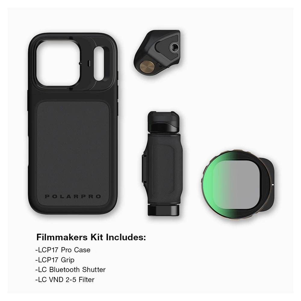 PolarPro LiteChaser 17 Pro Case Filmmaker Kit for iPhone 17 Pro