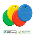 Chipolo POP Tracking Tag 4 Pack Red/Blue/Yellow/Green
