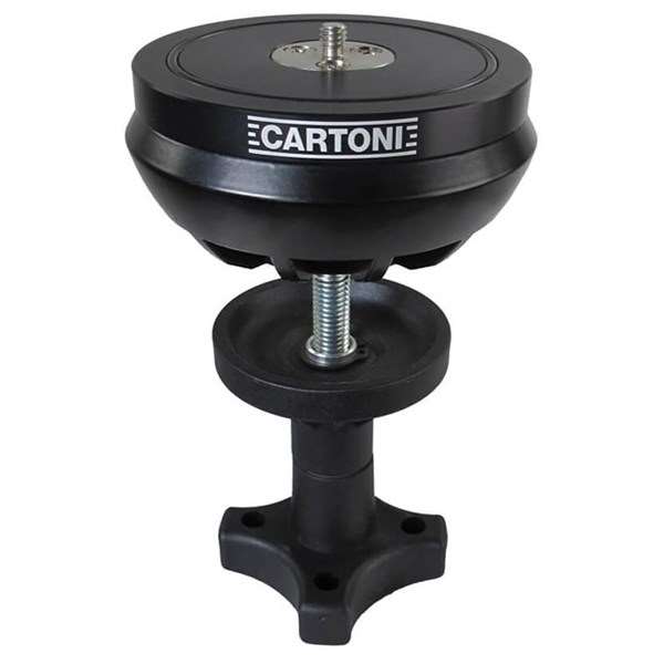 Cartoni 100mm Half Bowl for Bowl Tripods with Interchangeable Screw