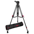 Cartoni Focus 8 Fluid Head with Red Lock Mid Level Tripod Kit