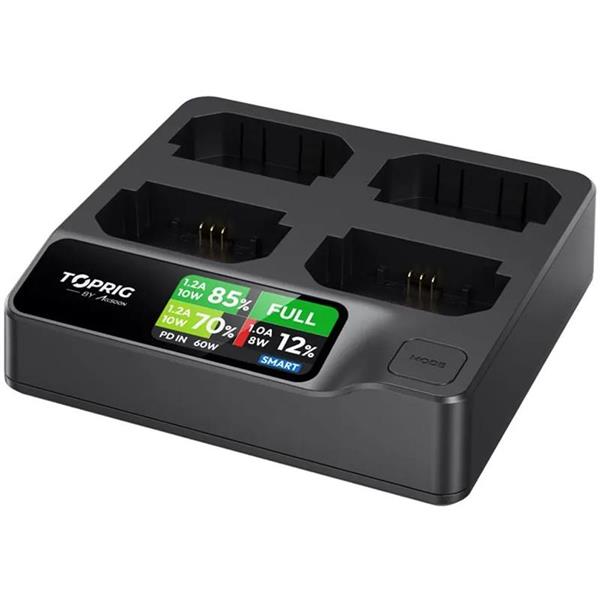 Accsoon 100W 4-Bay NP-FZ100 Fast Charger