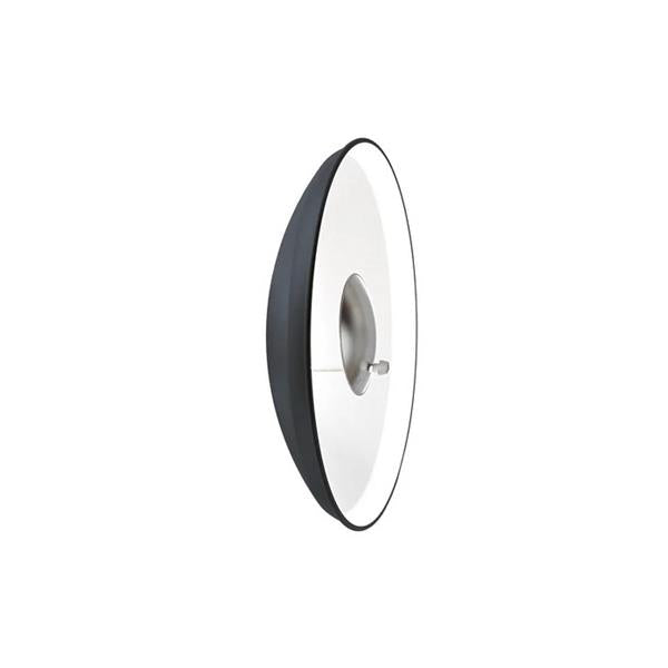 Elinchrom 44cm Beauty Dish White with Deflectors Dark Grey