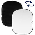 Lastolite Plain Collapsible Reversible Background 1.8 x 2.1m Black/White LL LB5921