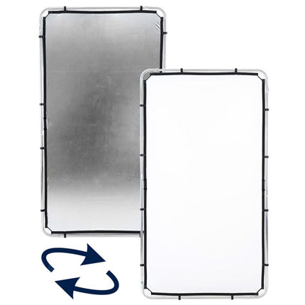 Lastolite Skylite Rapid Facric Medium 1.1 x 2m Silver/White - LL LR81231R