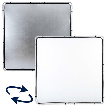 Lastolite Skylite Rapid Fabric Large 2 x 2m Silver/White - LL LR82231R