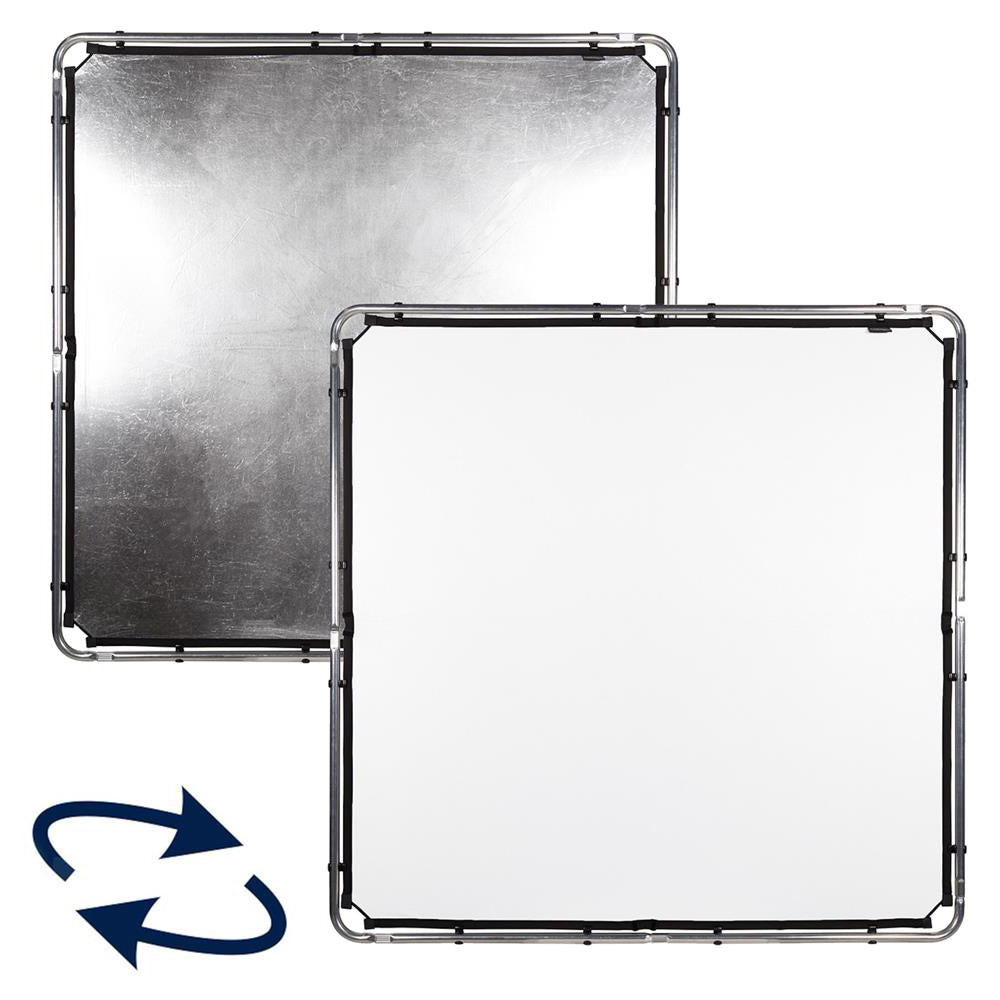 Manfrotto Skylite Rapid Fabric Midi Silver/White 1.5x1.5m - LL LR81531R