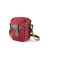 Billingham 72 Shoulder Bag - Burgundy Canvas/Chocolate
