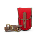 Billingham TEN-16 Compact Camera Case Burgundy Canvas/Chocolate