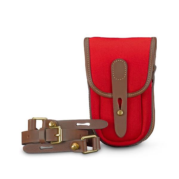 Billingham TEN-16 Compact Camera Case Burgundy Canvas/Chocolate