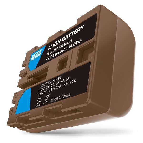 Newell Battery NP-FM500H with USB-C Onboard Recharge 2300mAh