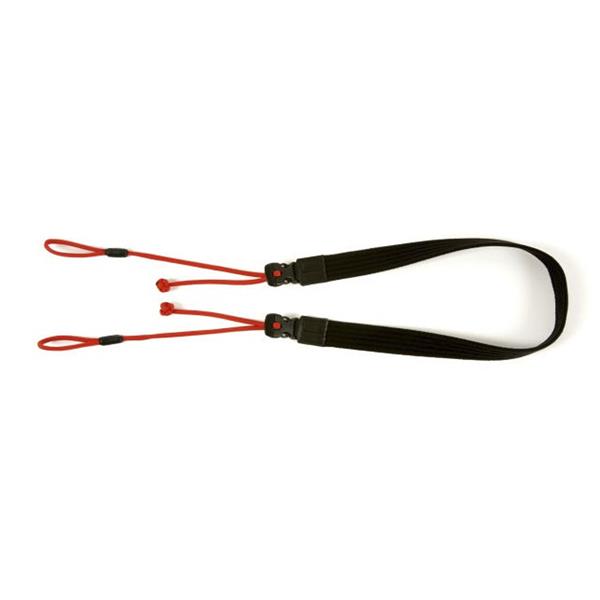 Artisan&Artist Black & Red Neck Strap Ring Type L900 x W20mm