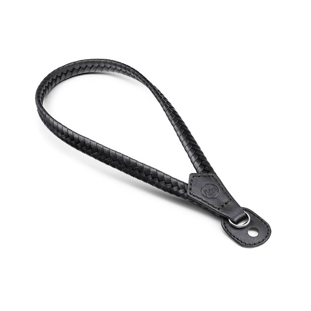 Leica Wrist Strap Leather Braided Black