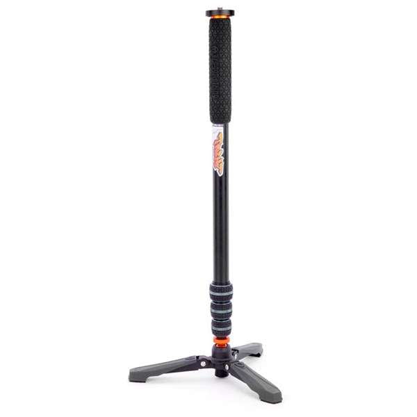 3 Legged Thing Trent 2.0 Monopod Grey with Docz2 Foot Stabiliser