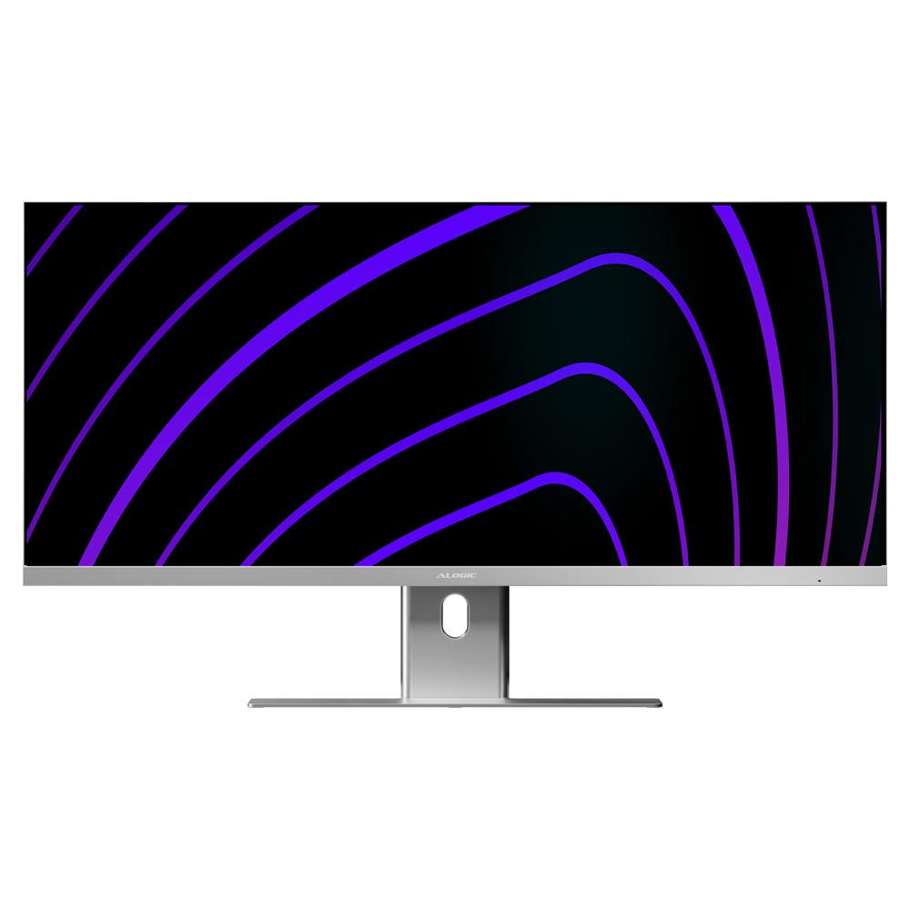 Alogic Edge 40-inch Ultrawide QHD LCD Monitor with 90W PD Silver